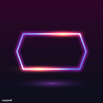 Neon light frame | Free stock vector - 599455