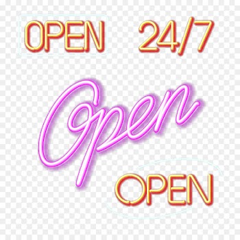 Neon lighting Neon lamp - Color OPEN neon signboard 