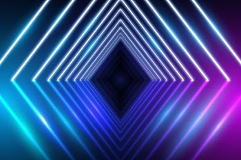 Neon lights background concept Free Vector