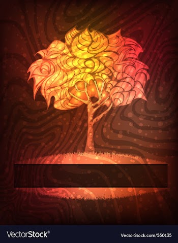Neon nature vector image