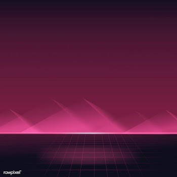 Neon pink ladscape | Free stock vector - 599450