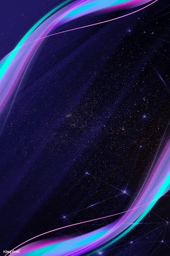 Neon purple curve frame template | Free  illustration - 2354028