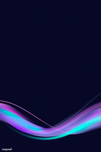 Neon purple curve frame template vector | Free  vector - 2354210