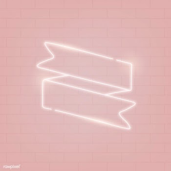 Neon ribbon banner | Free stock vector - 843052