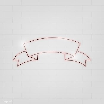 Neon ribbon banner | Free stock vector - 843059
