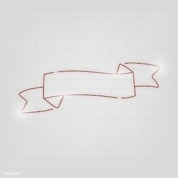 Neon ribbon banner | Free stock vector - 843063