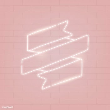 Neon ribbon banner | Free stock vector - 843065