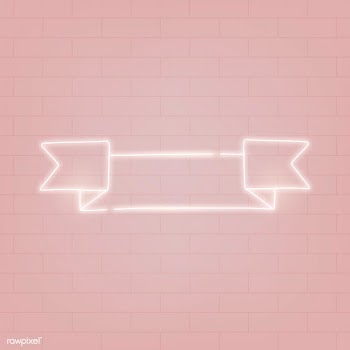 Neon ribbon banner | Free stock vector - 843072