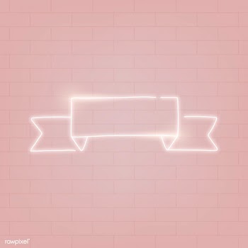 Neon ribbon banner | Free stock vector - 843079