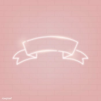 Neon ribbon banner | Free stock vector - 843080