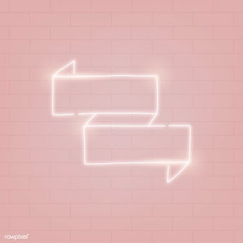 Neon ribbon banner | Free stock vector - 843084