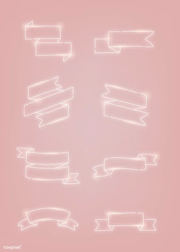 Neon ribbon banners | Free stock vector - 843082
