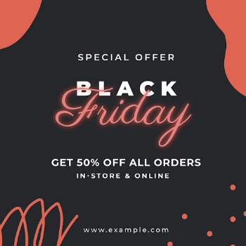 Neon sale template, Black Friday | Free Vector Template - rawpixel