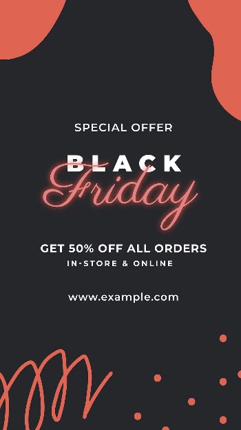 Neon sale template, Black Friday | Free Vector Template - rawpixel