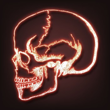 Neon skull clipart, Halloween aesthetic | Free PSD - rawpixel