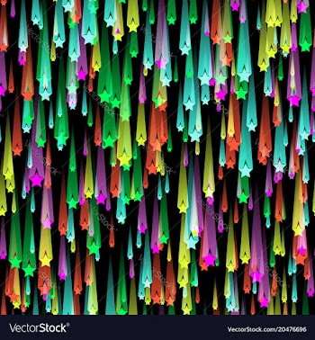 Neon stripes seamless pattern vector image