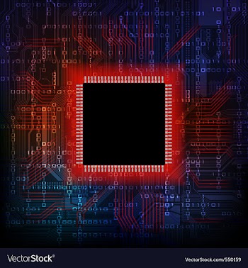 Neon technology vector image