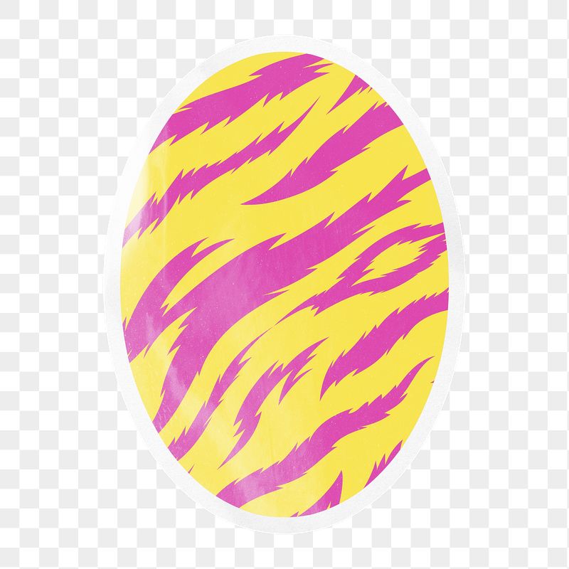 Neon tiger png animal print, | Free PNG - rawpixel