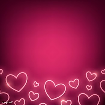 Neon valentine's day illustration | Free stock vector - 558355