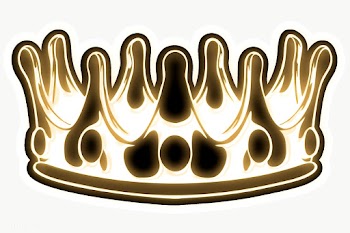 Neon yellow crown sticker with a white border | Free  transparent png - 2355562
