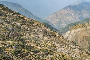 Nepal hillside background, farming and | Free Photo - rawpixel