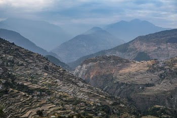 Nepal hillside, nature background. Free | Free Photo - rawpixel