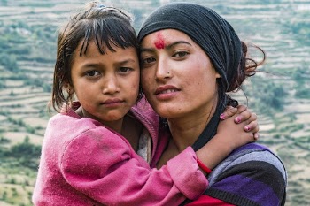 Nepali woman and child in Kailash, | Free Photo - rawpixel