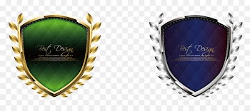 Neptune Club Sports Bar and Grill Business Tournament Service - Beautifully textured gold and silver badge 