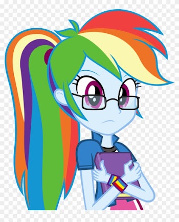 Nerd Dash By Zacatron94 - Rainbow Dash Human Equestria Girls