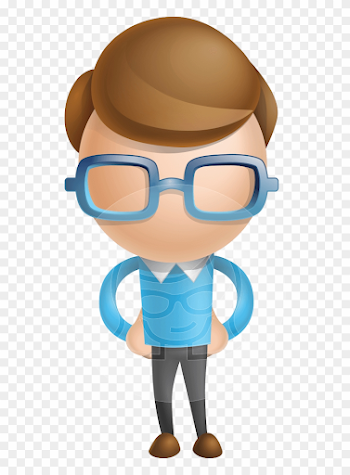 Nerdy - Nerd Action Poses, HD Png Download (#1777339), Free ...