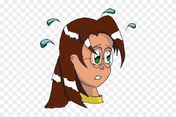 Nervous Cliparts - Nervous Girl Clipart