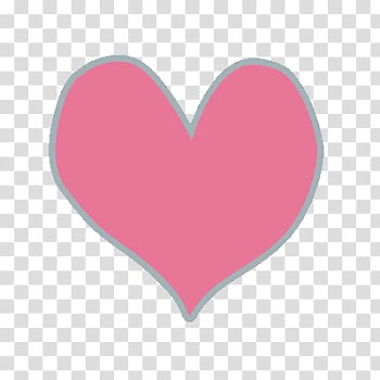 Nes, pink heart transparent background PNG clipart