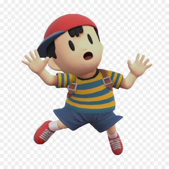 Ness, Super Smash Bros, Earthbound, Cartoon, Toy PNG