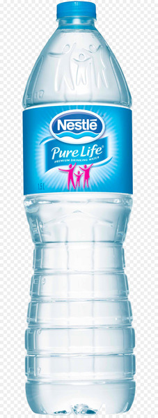 Nestlé Pure Life Mineral water Nestlé Waters North America Bottled water - Water bottle PNG image 
