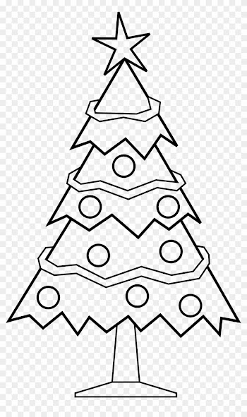 Net » Xmas - X Mas Tree Black And White