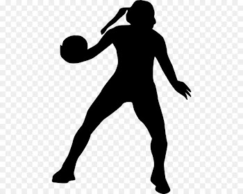 Netball Basketball Silhouette Clip art - netball 