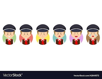 netherlands avatar with various expression