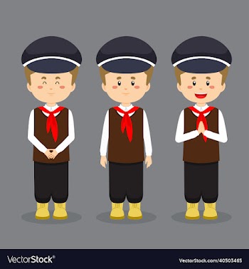 netherlands character with various expression