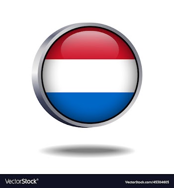 netherlands flag button