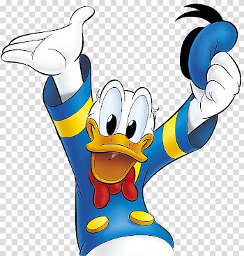Netherlands Gift card Donald Duck Extra VVV Cadeaubon, Cartoon duck transparent background PNG clipart