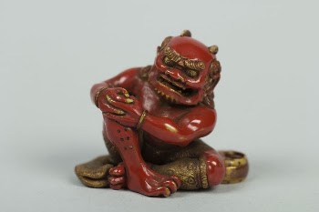 Netsuke of Demon | Free Photo - rawpixel
