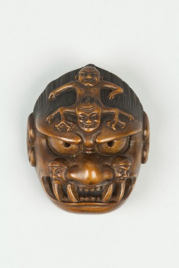 Netsuke of Grotesque Mask | Free Photo - rawpixel