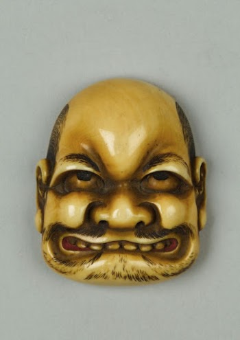 Netsuke of Mask of a Man | Free Photo - rawpixel