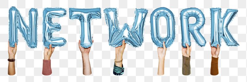 Network balloon png word sticker, | Free PNG - rawpixel