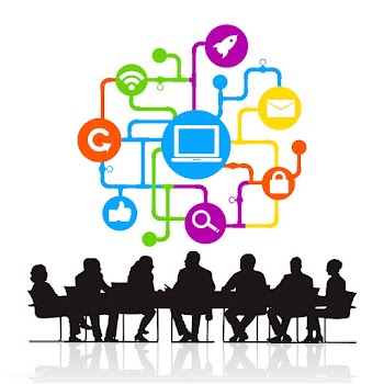 Network business meeting | Free stock vector - 394069