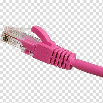 Network Cables Electrical cable Hair iron Twisted pair Category 6 cable, pink purple yellow smoke transparent background PNG clipart