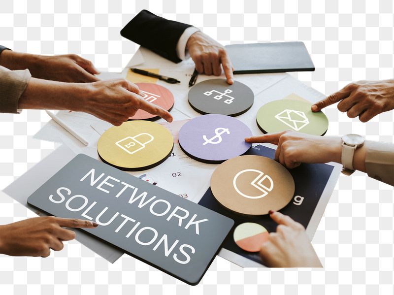 Network solutions  png word | Free PNG - rawpixel