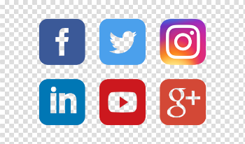 Networking Service Icons Media Computer Chin Social