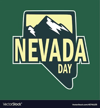 nevada day with green background
