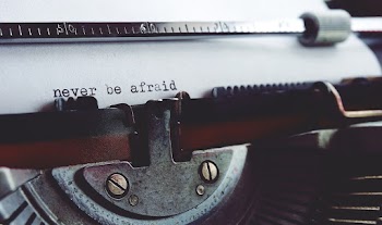 Never Be Afraid on Typewriter